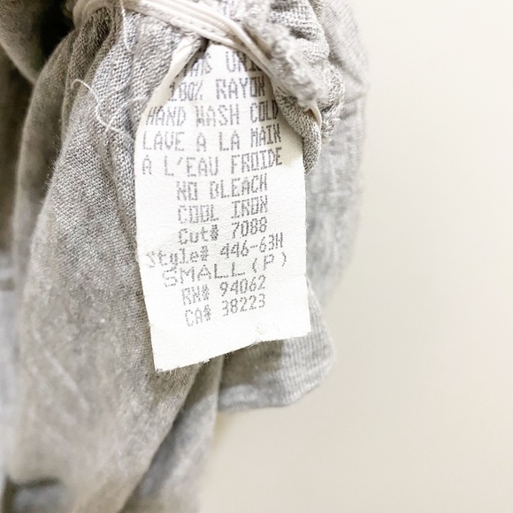 Language Angels Floral Rhinestone Draped Blouse S - Picture 5 of 9